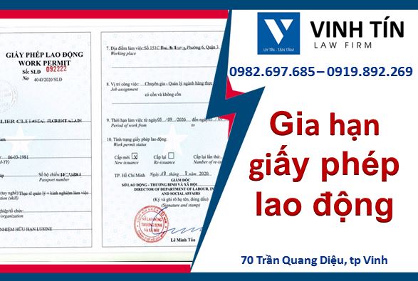 Gia hạn giấy phép lao động cho người nước ngoài tại Nghệ An