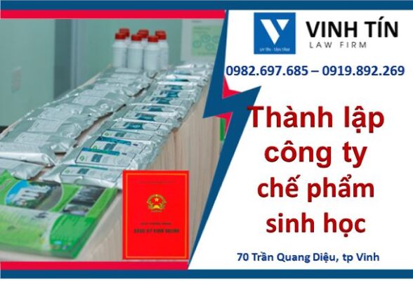 Thành lập công ty Kinh doanh chế phẩm sinh học tại Nghệ An