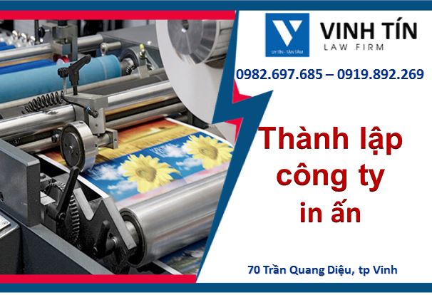 Thành lập công ty dịch vụ in ấn tại Nghệ An