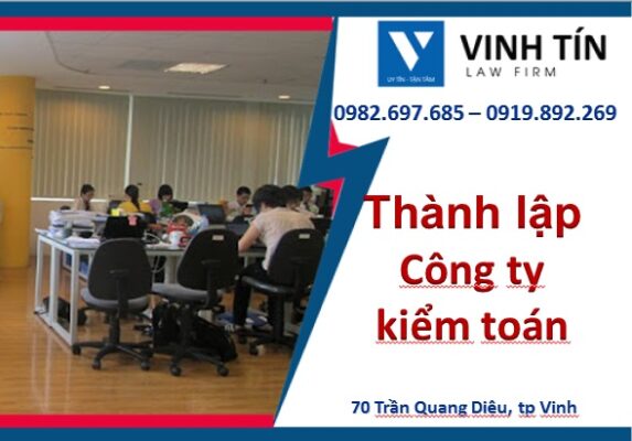 Thành lập công ty dịch vụ kiểm toán tại Nghệ An