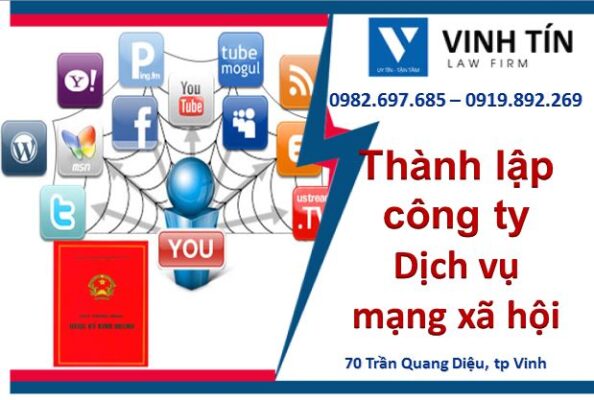 Thành lập công ty dịch vụ mạng xã hội tại Nghệ An