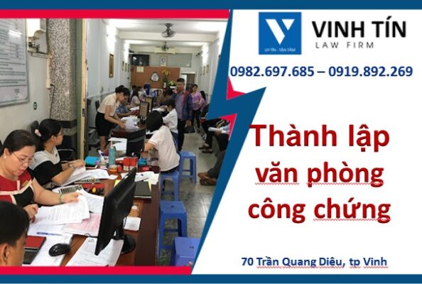 Thành lập công ty hành nghề công chứng tại Nghệ An