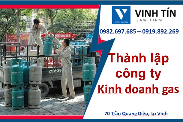 Thành lập công ty kinh doanh gas tại Nghệ An