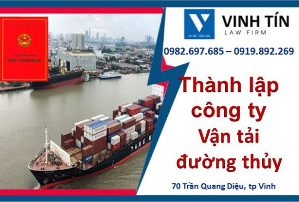 Thành lập công ty vận tải đường thủy tại Nghệ An