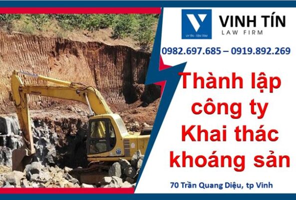 Thành lập công ty Khai thác khoáng sản tại Nghệ An