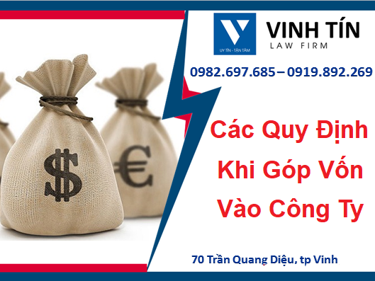 Quy định góp vốn vào công ty