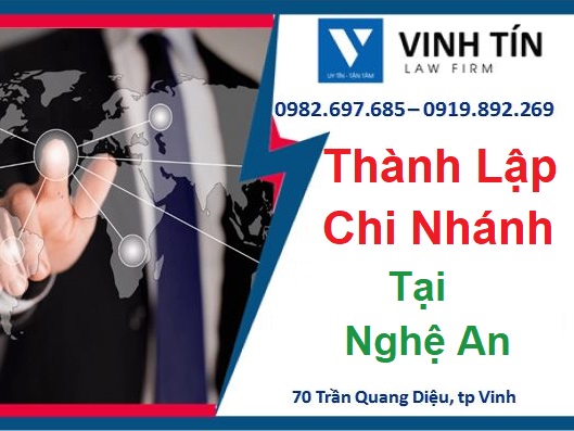 Thành Lập Chi Nhánh Công Ty Tại Vinh Nghệ An