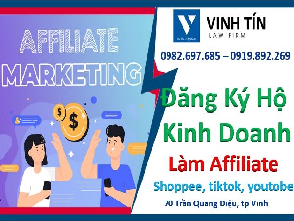 Thành Lập Hộ Kinh Doanh Làm Affiliate TikTok, Shopee, YouTube