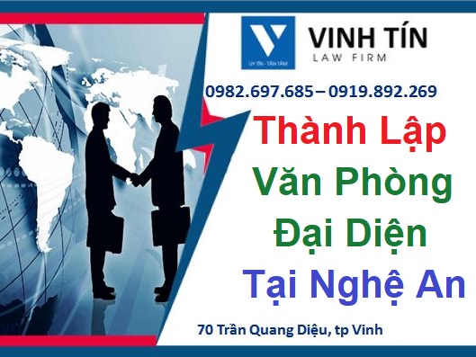 Thành Lập Văn Phòng Đại Diện Tại Vinh Nghệ An