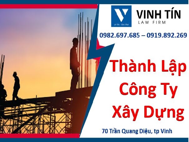 Thành lập Công ty Xây Dựng tại Vinh Nghệ An