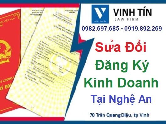 Thay Đổi Đăng Ký Kinh Doanh Tại Vinh Nghệ An